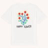 T-SHIRT HOMME HAPPY FLOWER ECRU ECRU