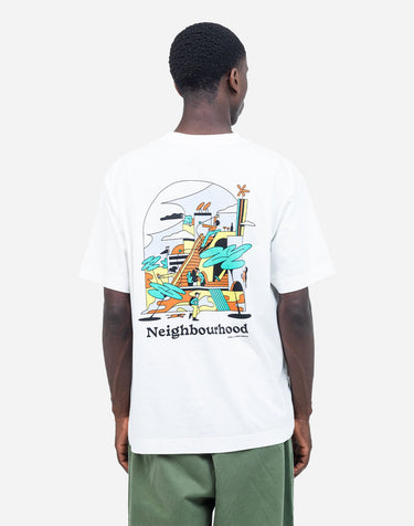 T-SHIRT HOMME NEIGHBOURHOOD ECRU ECRU