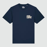 T-SHIRT HOMME BIARRITZ FLOWER MARINE MARINE