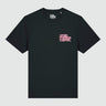 T-SHIRT HOMME PINK HEART NOIR NOIR