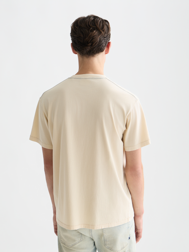 T-SHIRT HOMME BEIGE BEIGE