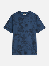 T-SHIRT HOMME RELAXED MARINE MARINE