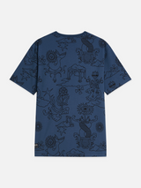 T-SHIRT HOMME RELAXED MARINE MARINE
