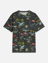 T-SHIRT HOMME RELAXED VERT VERT