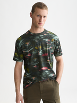 T-SHIRT HOMME RELAXED VERT VERT