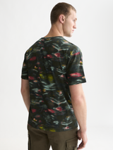 T-SHIRT HOMME RELAXED VERT VERT