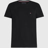 T-SHIRT HOMME CORE STRETCH SLIM C- NOIR NOIR