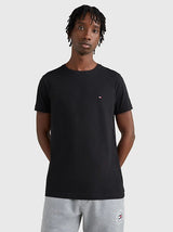 T-SHIRT HOMME CORE STRETCH SLIM C- NOIR NOIR