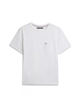 T-SHIRT HOMME ESSENTIAL SOLID POCK BLANC BLANC