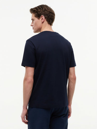 T-SHIRT HOMME LIGHT INTERLOCK MARINE MARINE