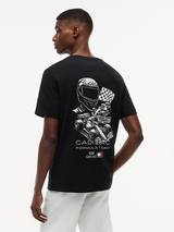 T-SHIRT HOMME RACING GRAP NOIR NOIR