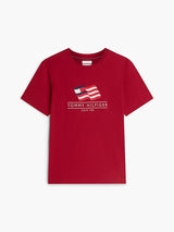 T-SHIRT HOMME RWB MAIN ROUGE ROUGE