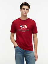 T-SHIRT HOMME RWB MAIN ROUGE ROUGE