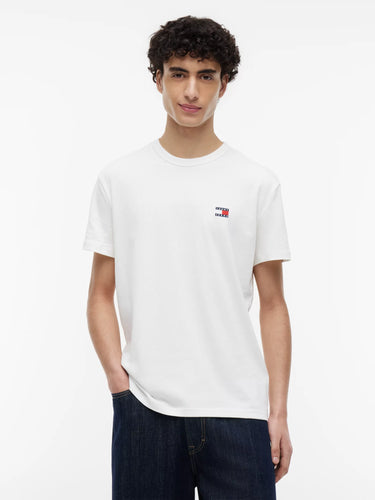 T-SHIRT HOMME REG BADGE TEE EX ECRU ECRU