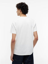 T-SHIRT HOMME REG BADGE TEE EX ECRU ECRU