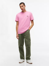 T-SHIRT HOMME REG BADGE TEE EX ROSE ROSE