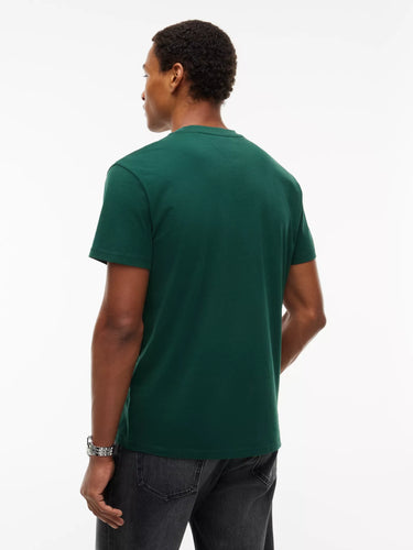 T-SHIRT HOMME REG LINEAR LOGO VERT VERT
