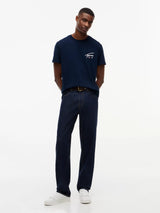 T-SHIRT HOMME SLIM SIGNATURE C MARINE MARINE