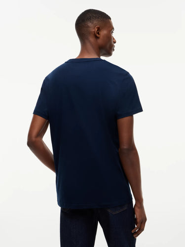 T-SHIRT HOMME SLIM SIGNATURE C MARINE MARINE