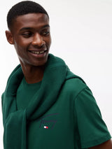 T-SHIRT HOMME SLIM SIGNATURE C VERT VERT