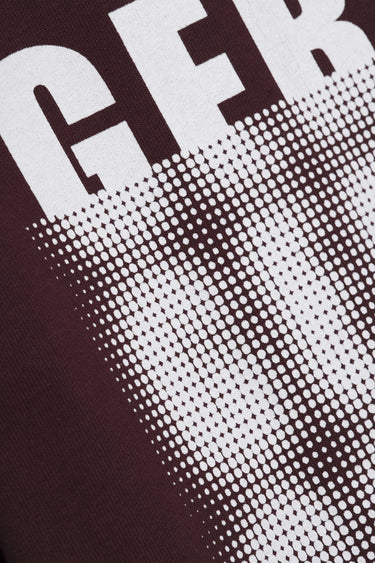 T-SHIRT MIXTE DARRYL DOTS BOURGOGNE BOURGOGNE