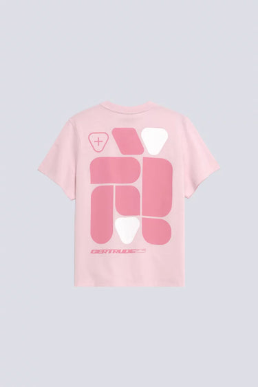 T-SHIRT MIXTE LEOLINA GEOMETRY BLUSH BLUSH
