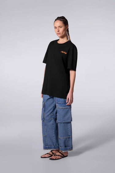 T-SHIRT MIXTE LEONCE DAISY BLACK BLACK