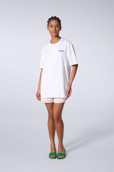 T-SHIRT MIXTE LEONCE DAISY BLANC BLANC
