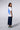 T-SHIRT MIXTE LEONCE GEOMETRY BLANC/SAPHIR BLANC/SAPHIR