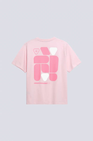 T-SHIRT MIXTE LEONCE GEOMETRY BLUSH BLUSH