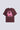 T-SHIRT MIXTE LEONCE LETTER BORDEAUX BORDEAUX