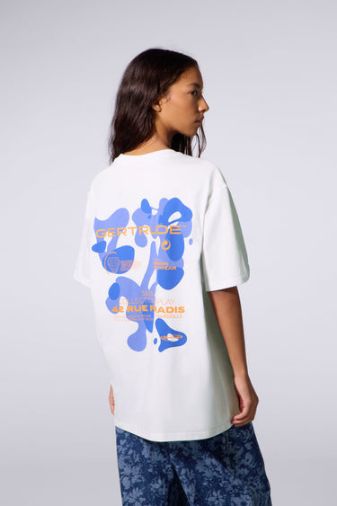 T-SHIRT MIXTE LEONCE SPOT BLANC BLANC
