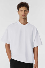 T-SHIRT MIXTE ZACK BRAND BLANC BLANC