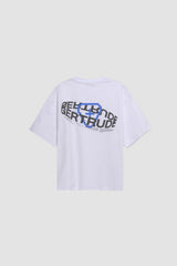 T-SHIRT MIXTE ZACK BRAND BLANC BLANC