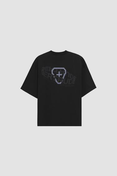 T-SHIRT MIXTE ZACK BRAND NOIR NOIR