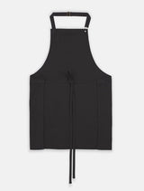 TABLIER HOMME BIB APRON NOIR NOIR