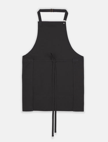 TABLIER HOMME BIB APRON NOIR NOIR