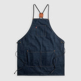 TABLIER MAISON ADJUSTABLE DENIM APRON DENIM DENIM