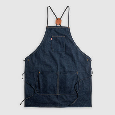 TABLIER MAISON ADJUSTABLE DENIM APRON DENIM DENIM