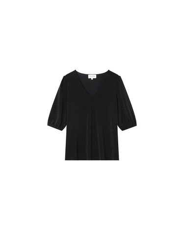 TOP FEMME LIVING NOIR NOIR