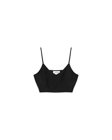 TOP FEMME LOLITA NOIR NOIR