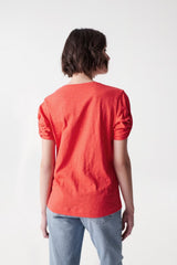 TUNIQUE FEMME ROUGE ROUGE
