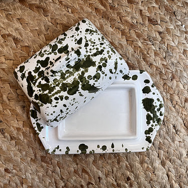VAISSELLE MAISON POINT VERT VERT