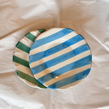 VAISSELLE MAISON RAYURE TURQUOISE TURQUOISE