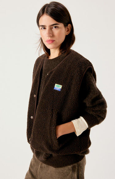 VESTE FEMME HOKTOWN MARRONNIER CHINE MARRONNIER CHINE