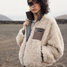 VESTE FEMME VEENA FUR ECRU ECRU