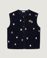 VESTE FEMME LOING FLOWERS MARINE MARINE