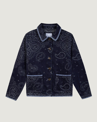 VESTE FEMME THURE BANDANA MARINE MARINE