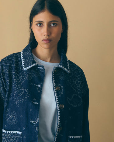 VESTE FEMME THURE BANDANA MARINE MARINE