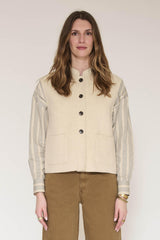 Gilet MKT Studio Vibou sans manches grège